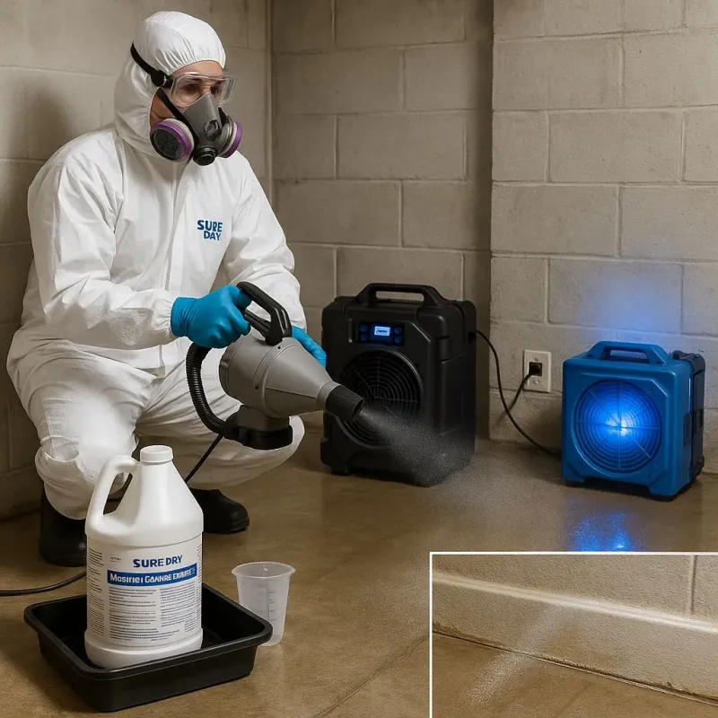 Sanitization and Odor Removal process in Linda, CA
