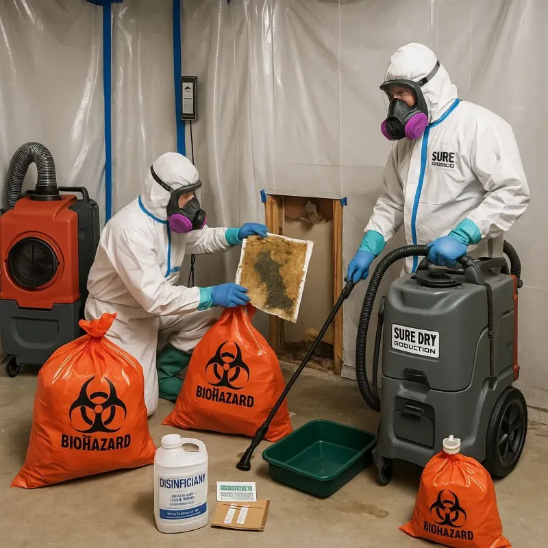 Contaminated Water Handling Protocols process in Linda, CA